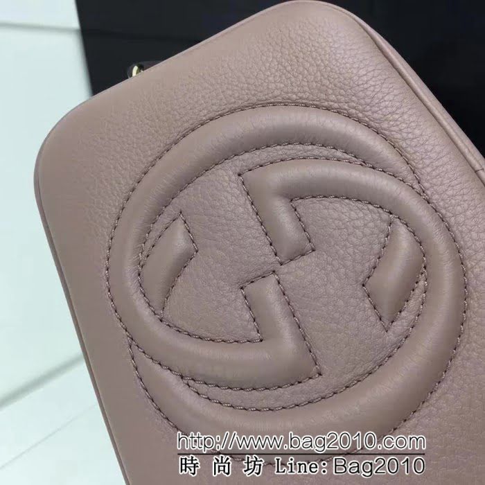 GUCCI古馳頂級原單 專櫃品質 實物實拍 裸粉308364 單肩斜挎包 HY1003